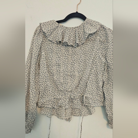 Doen Leanna Top Bluebell Hillside Floral - Picture 6 of 6